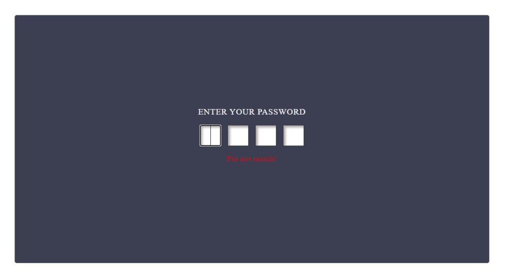 » Password protect Calendar